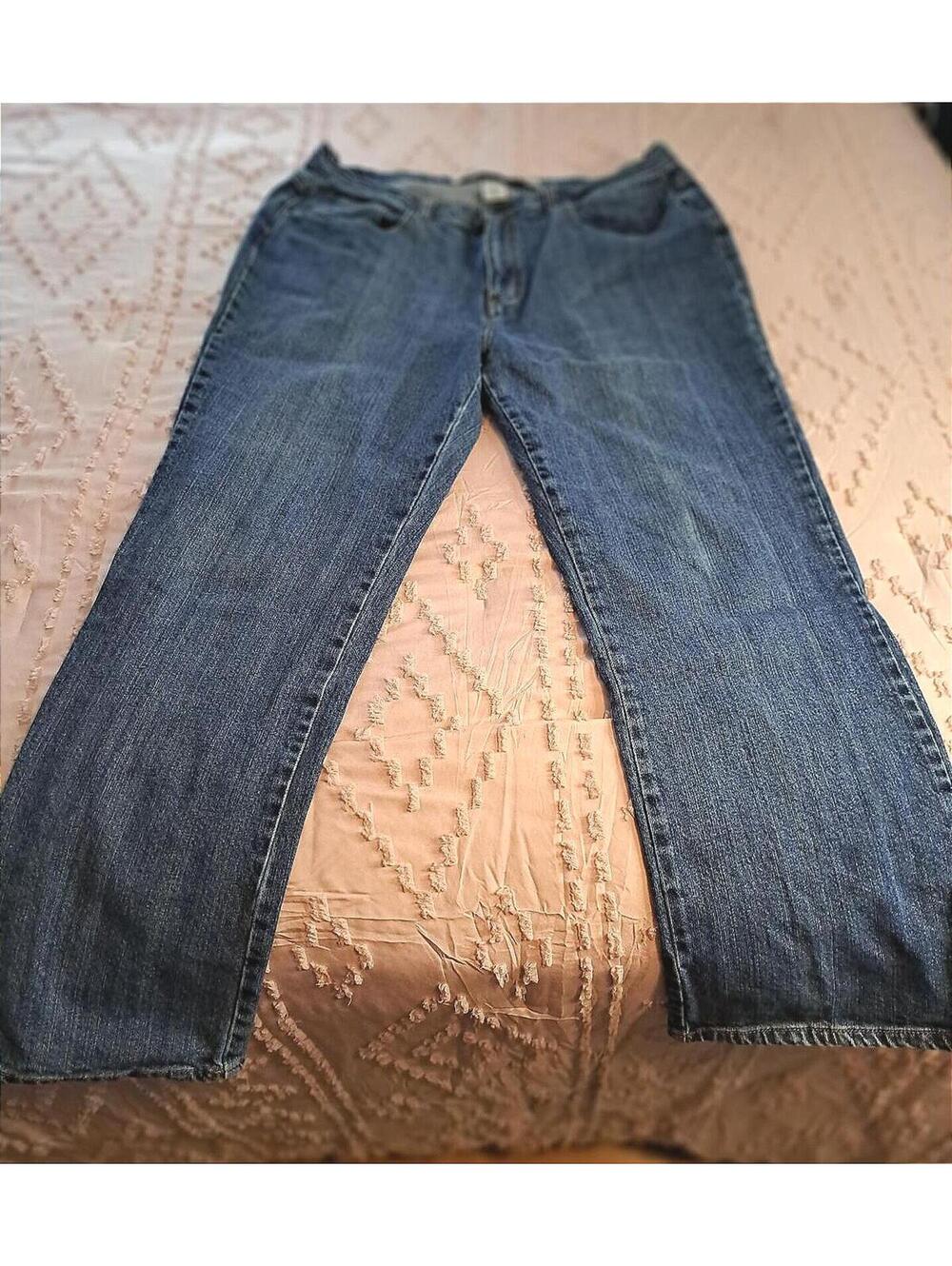 Lane Bryant Venezia Bootcut Women's Blue Jeans Sz 18 Avg